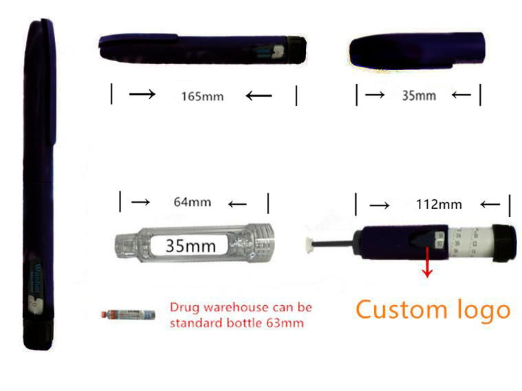 Medical injection pen insulin 2