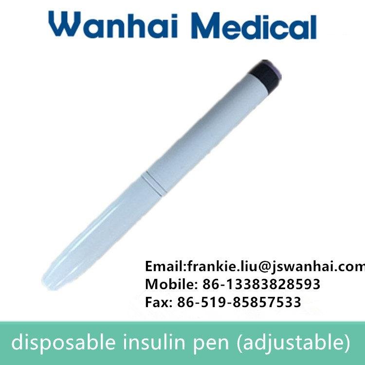 disposable insulin pen for plastic