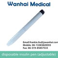 disposable insulin pen for plastic