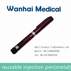 reusable insulin pen for metal