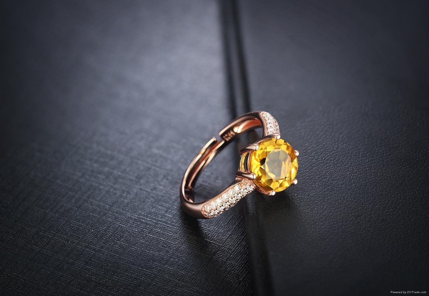 New fashion rose gold wedding ring woman designs 4