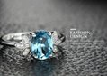 Impressive 2016 China simple gold ring designs pave diamond leaf shape jewelry 3