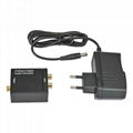  Digital to Analog audio HDMI converter adapter Coacial or TOSLINK to L/R audio 4