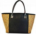 Eco-friendly High Quality Large Tote Bag Leopard Grain  Nylex Shopping bag