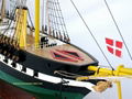 FREGATTEN JYLLAND WOODEN MODEL SHIP 3