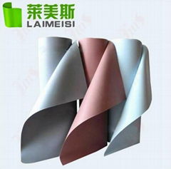 Adhesive backed heat resistant high temperature silicone rubber sheet