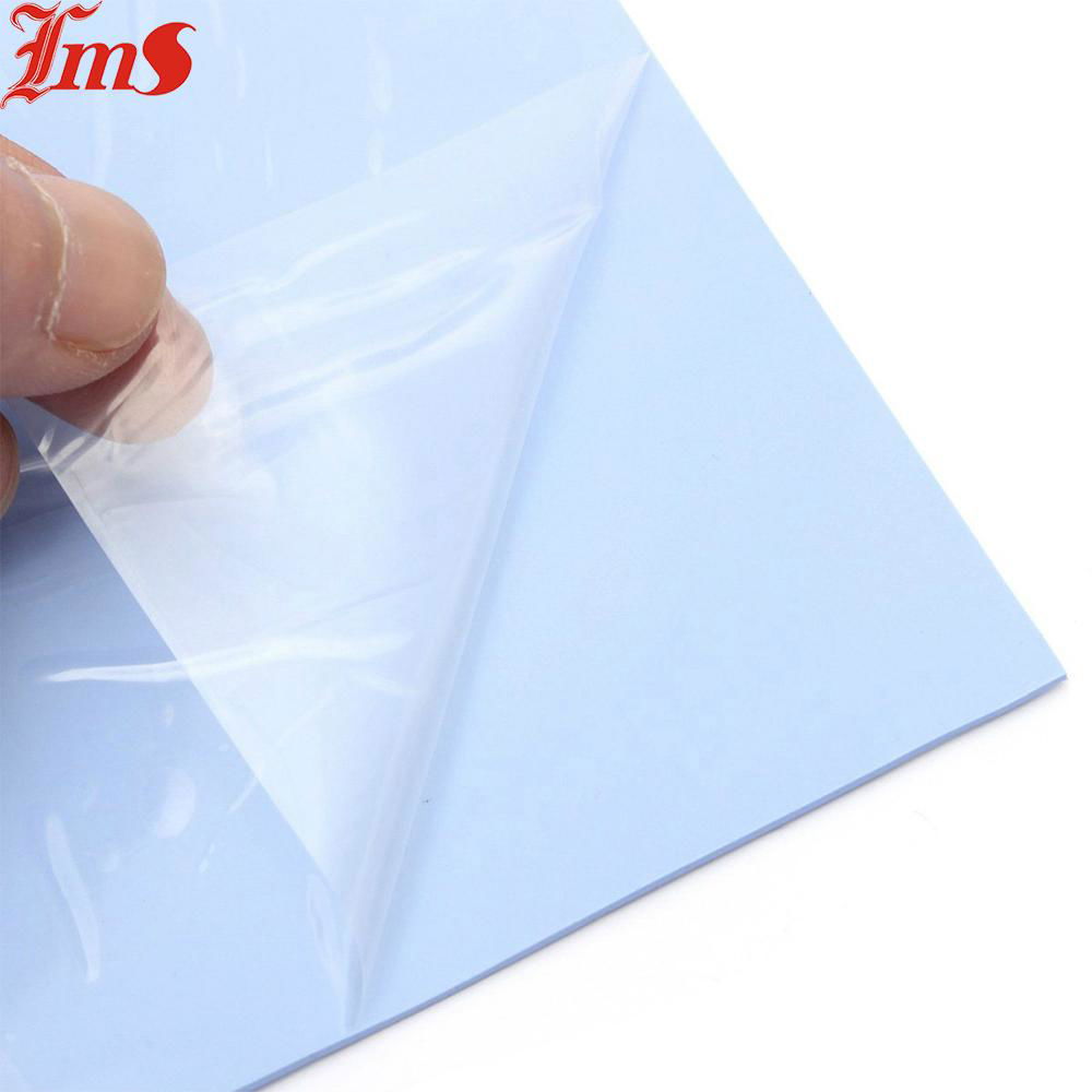 Silicone rubber electric heat sink thermal conductive insulator mat