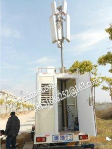 Emergency mobile telecom base station and military antenna electric telescoping  3