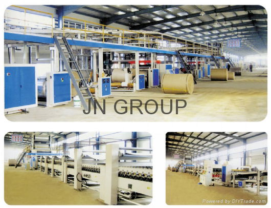 3-LAYER, 5-LAYER, 7-LAYER CORRUGATED PAPERBOARD PRODUCTION LINE