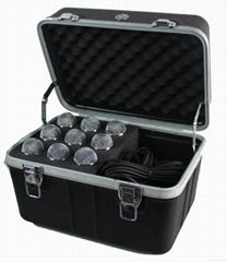 ABS 9pcs of Microphone Storage Rack Case