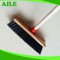 New Popular Hard Wooden Broom With Plastic Hair For Dust Cleaning 4