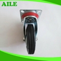 Swivel Black Rubber Caster 5