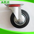 Industrial Rubber Wheel Caster 4