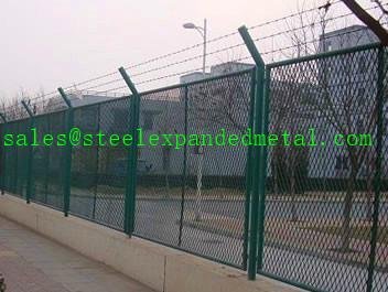Expanded Metal Security Fencing