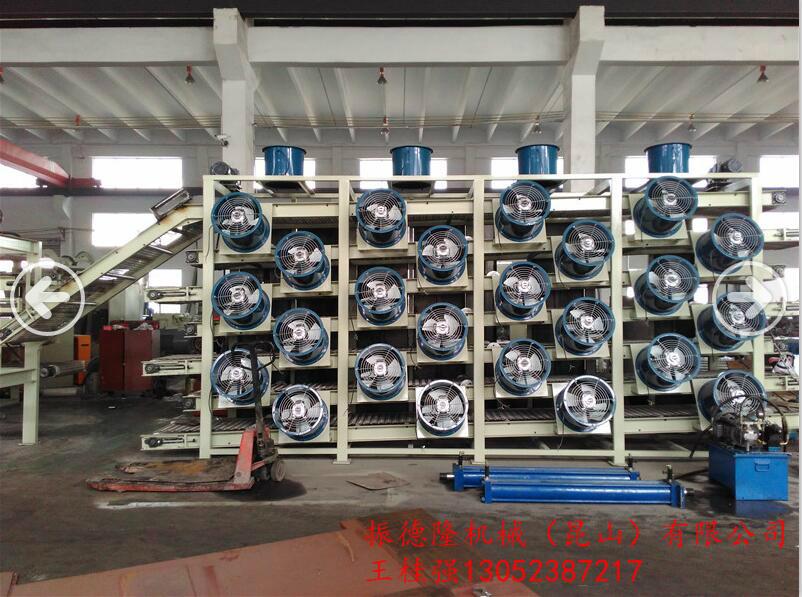 五层网带式橡胶胶片冷片机 橡胶胶片风冷式冷片机