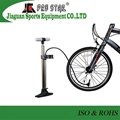 Well Design Solid Made Bicycle Floor Pump with accurate pressure gauge 5