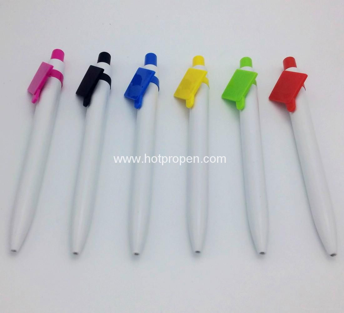simple click ball pen with QR code clip BPP0158 HOT PROMOPEN (China