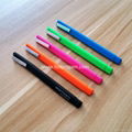 soft rubber coated triangle ball pen with logo 2