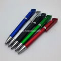 mobile phone support twist pen with big clip 4