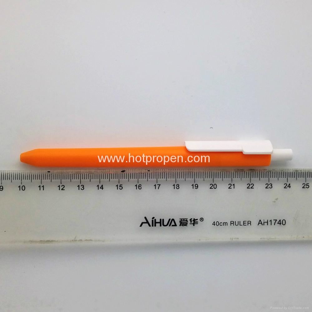 simple click ball pen with twodimension code clip QR code pen