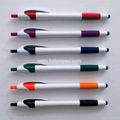 promotion click action screen touch ball pen with soft grip 2