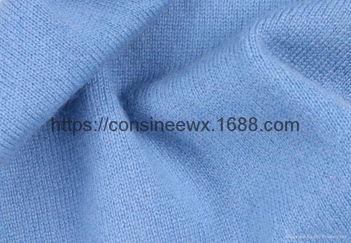 康赛妮工厂批发高档粗纺纯羊绒14针机织色纱 4