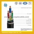 0.6/1kv CU/AL conductor XLPE/PE/PVC Insulated electro SWA armoured power Cable