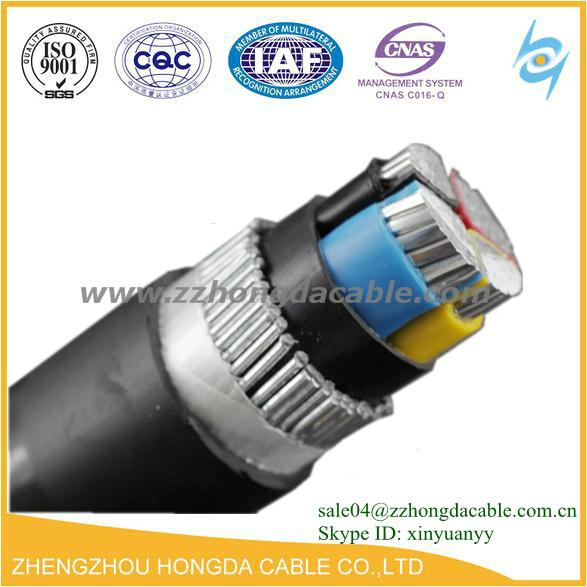 4C x 300 SQ MM AL XLPE 4 core SWA armor underground cable