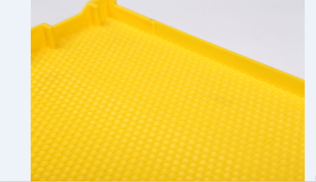 plastic beehive frame with plastic comb foundation sheet one piece 2