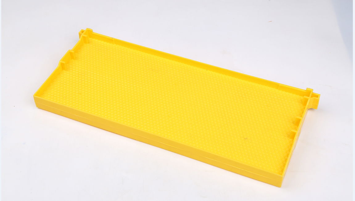 plastic beehive frame with plastic comb foundation sheet one piece 3