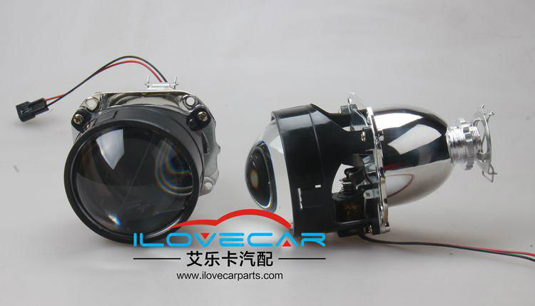 Bi-xenon H/L projector lens