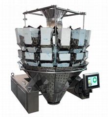 14 heads 2.5L double door multihead weigher 