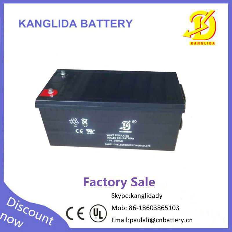     solar symble     12v200 sealed  lead  acid  battery 