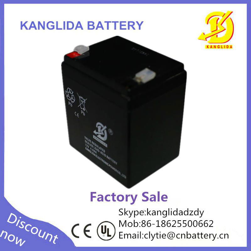 china   manufacture   12v  4ah   kanglida battery
