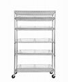 Metal Storage Rack With Ledge