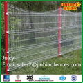 Welded wire mesh fence with peach post 3