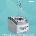 980nm diode laser vascular removal machine made in China