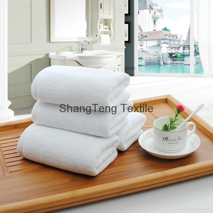 hotel standards cotton fiber jacquard embroidery bath towel 2