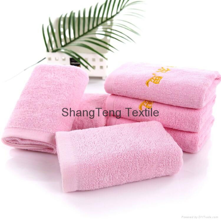 Face towel with great price for promotion pink color 4