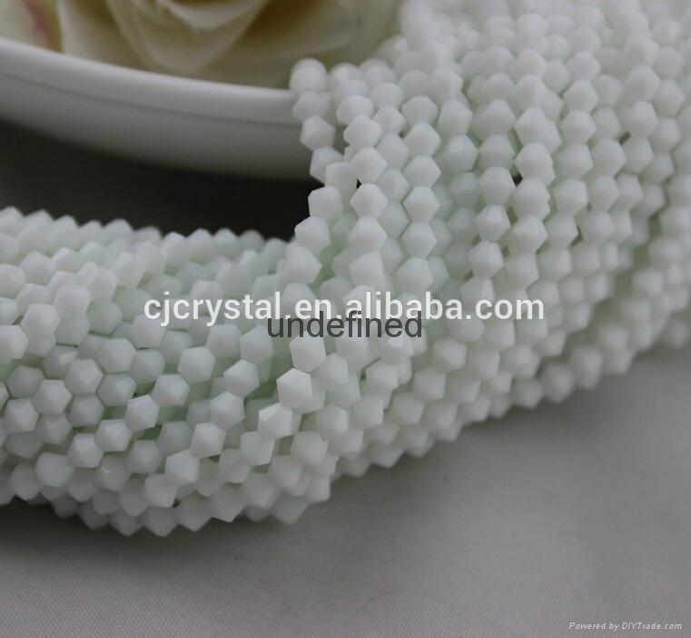  Lampwork Glass Loose Beads High Quality 4mm Bicone Crystal Beads 4