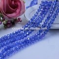 China TOP Manufacture Faceted AB Rondelle crystal beads 6mm 8mm 2