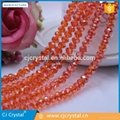 China TOP Manufacture Faceted AB Rondelle crystal beads 6mm 8mm