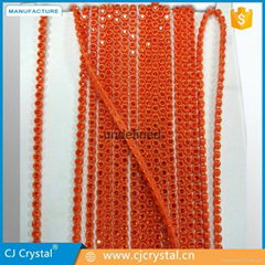 rhinestone plastic chain  rhinestone trim colors rhinestone banding by the yard