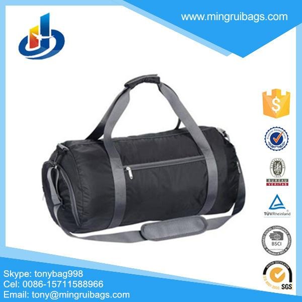 Foldable gym sport duffel travel bag