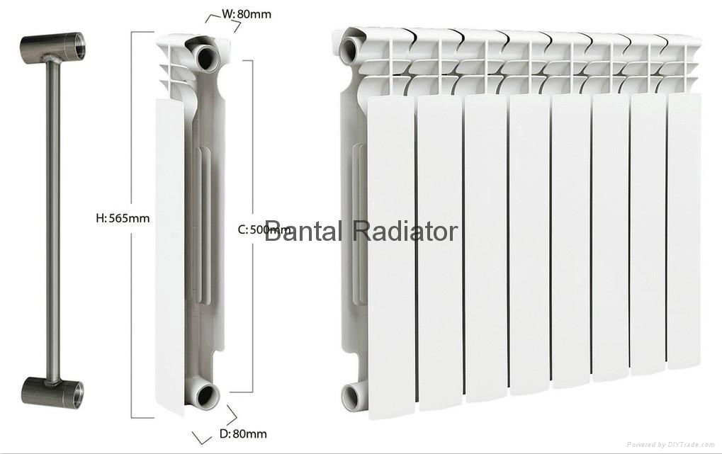 Bimetellic central heating radiator GLYZ9-8/5 4