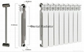 Bimetellic central heating radiator GLYZ9-8/5 4