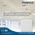 Suspended aluminum false ceiling