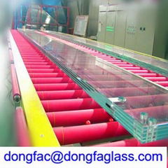 21.52 mm PVB low iron laminated glass for buildings