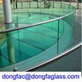  AS/NZS2208 certificated SGP laminated glass for railings   1