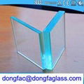 12mm clear toughened glass  for